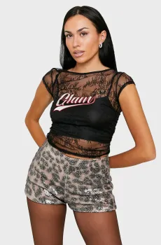 Женский черный топ Черный XS Tally Weijl STSPATAYLOR