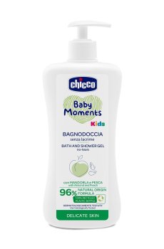Детский гель для душа Chicco Baby Moments Kids Bath And Shower Gel, 500 мл