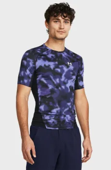 Мужская футболка UA HG Armour Printed SS Разноцветный S Under Armour 1383321-561
