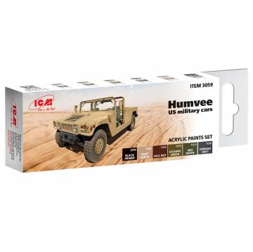 Набір фарб ІСМ Для військових автомобілів Humvee США (3059) Набір фарб ІСМ Для військових автомобілів Humvee США (3059)