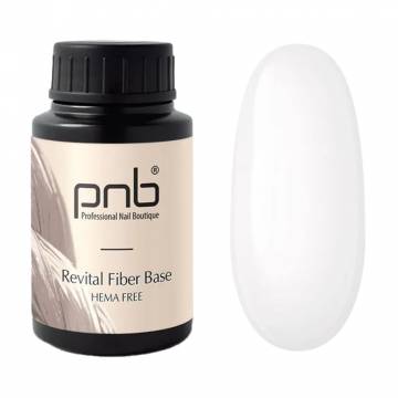Восстанавливающая база с нейлоновыми волокнами для гель-лака PNB UV/LED Revital Fiber Base, Clear, 30 мл Восстанавливающая база с нейлоновыми волокнами для гель-лака PNB UV/LED Revital Fiber Base, Clear, 30 мл