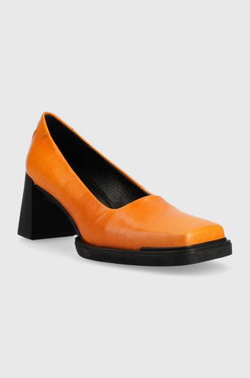 Кожаные туфли Vagabond Shoemakers Edwina цвет оранжевый каблук кирпичик Кожаные туфли Vagabond Shoemakers Edwina цвет оранжевый каблук кирпичик
