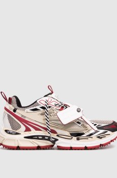 Бежевые кроссовки OW BE RIGHT BACK с логотипом