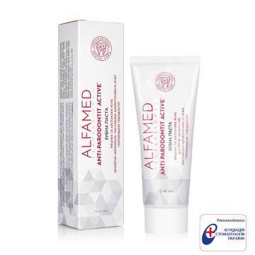 Зубная паста ALFAMED Professional Anti-Parodontit Active, 75 мл Зубная паста ALFAMED Professional Anti-Parodontit Active, 75 мл