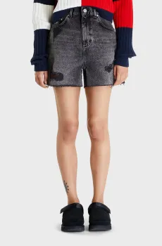 Женские темно-серые джинсовые шорты MOM UH Серый 26 Tommy Jeans DW0DW17652