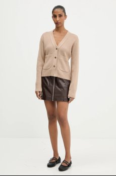 Кардиган с шерстью HUGO Selosina