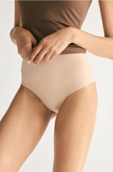 Reserved - Трусики з високою талією - нюдовий - 439EZ-02X