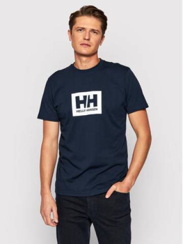 Helly Hansen Футболка Box 53285 Cиній Regular Fit Helly Hansen Футболка Box 53285 Cиній Regular Fit