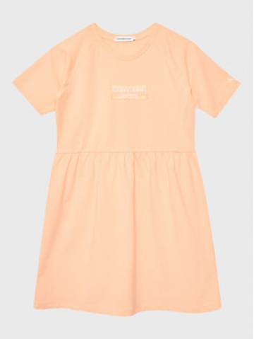 Calvin Klein Jeans Повсякденна сукня Hero Logo IG0IG01973suki Оранжевий Regular Fit Calvin Klein Jeans Повсякденна сукня Hero Logo IG0IG01973suki Оранжевий Regular Fit
