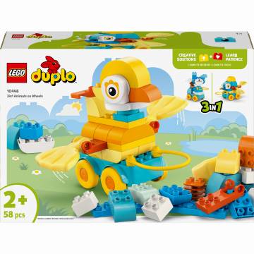 Конструктор LEGO DUPLO Тварини на колесах 3 в 1 (10448) Конструктор LEGO DUPLO Тварини на колесах 3 в 1 (10448)