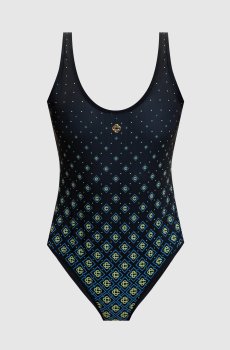 Черный купальник Degrade Monogram с эмблемой