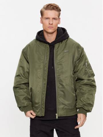 Tommy Jeans Куртка бомбер Authentic DM0DM17660 Зелений Relaxed Fit Tommy Jeans Куртка бомбер Authentic DM0DM17660 Зелений Relaxed Fit