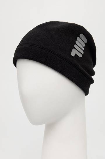 Шапка Fila цвет чёрный из тонкого трикотажа Шапка Fila цвет чёрный из тонкого трикотажа