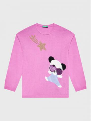United Colors Of Benetton Светр 1170H100G Рожевий Regular Fit United Colors Of Benetton Светр 1170H100G Рожевий Regular Fit