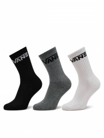 Vans Набір 3 пар високих жіночих шкарпеток Classic Crew Boys VN000XNQIZH Білий Vans Набір 3 пар високих жіночих шкарпеток Classic Crew Boys VN000XNQIZH Білий
