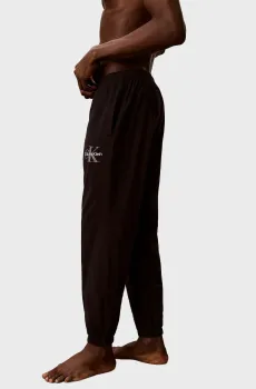 Мужские черные брюки MONOGRAM SLEEP JOGGER Черный XL Calvin Klein LV00NM2974
