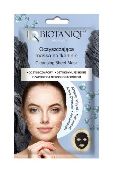 Очищающая тканевая маска для лица Biotaniqe Multibiomask Cleansing Sheet Mask, 13 мл