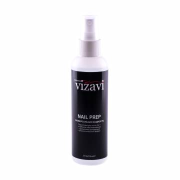 Универсальная жидкость Vizavi Professional Nail Prep 3 в 1, 150 мл Универсальная жидкость Vizavi Professional Nail Prep 3 в 1, 150 мл