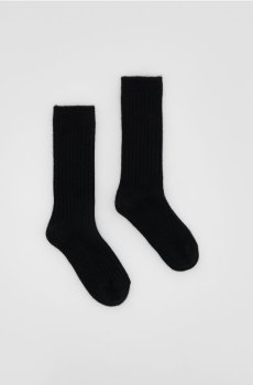 Reserved - Вовняні шкарпетки з домішкою кашеміру - чорний - 651FA-99X