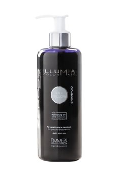 Шампунь Emmebi Italia Illumia Color Mask Anti Yellow Shampoo против желтизны, для седых и осветленных волос, 300 мл