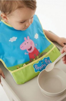 Нагрудник Peppa Pig - різнобарвний