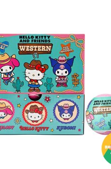 Дисплей фигурок-сюрпризов Cool Things Hello Kitty Звезды Вестерна, от 3 лет, 18 шт (HK057-CDU)