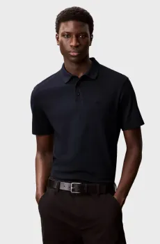 Мужское темно-синее поло SUPIMA CHEST EMB Синий M Calvin Klein LV04LB276G