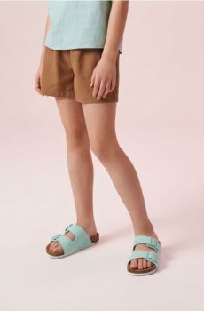 Капці з регульованими ремінцями - світло-зелений