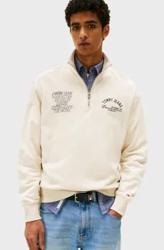 Мужская белая спортивная кофта RLX BOROUGHS Белый L Tommy Jeans DM0DM21797