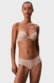 Женский бежевый бюстгальтер PUSH UP PLUNGE Бежевый 32B Calvin Klein LV00QF7315