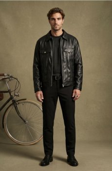 Футболка з коротким рукавом herringbone і вишивкою - чорний