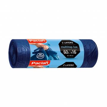 Пакеты для мусора Paclan Multitop Lux 60 л, 16 шт Пакеты для мусора Paclan Multitop Lux 60 л, 16 шт