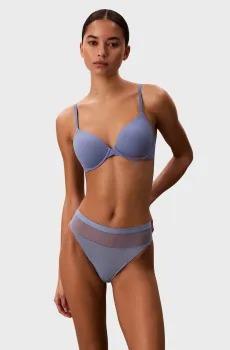 Женские синие трусики THONG Синий L Calvin Klein LV00QF8731