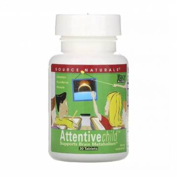 Комплекс внимательный ребенок Source Naturals Attentive Child, 30 таблеток