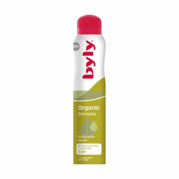 Дезодорант-спрей Byly Oganic Cannabis 72h с маслом из стволовых клеток конопли, 200 мл Дезодорант-спрей Byly Oganic Cannabis 72h с маслом из стволовых клеток конопли, 200 мл