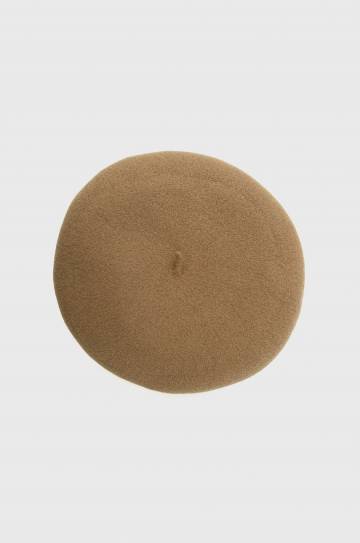 Шерстяной берет Kangol цвет бежевый шерсть