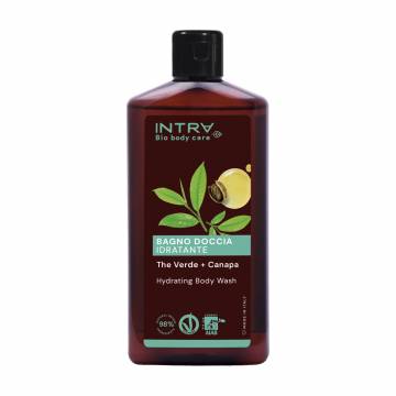 Гель для душа Intra Green Tea & Hemp Shower Gel увлажняющий, 400 мл