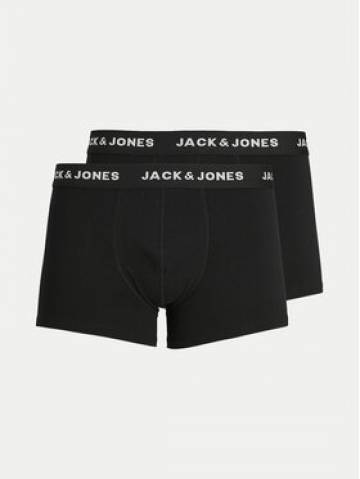 Jack&Jones Набір з 2 пар боксерів Jon 12138235 Чорний Jack&Jones Набір з 2 пар боксерів Jon 12138235 Чорний