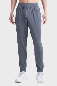 Мужские серые спортивные брюки UA UNSTOPPABLE TAPERED Серый S Under Armour 1352028-012