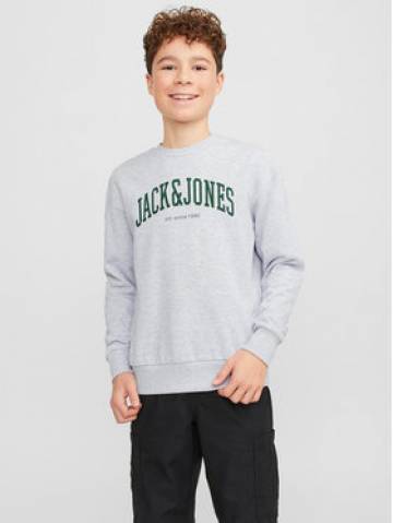 Jack&Jones Junior Світшот Josh 12249347 Білий Regular Fit Jack&Jones Junior Світшот Josh 12249347 Білий Regular Fit