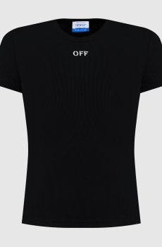 Черная футболка с логотипом OFF