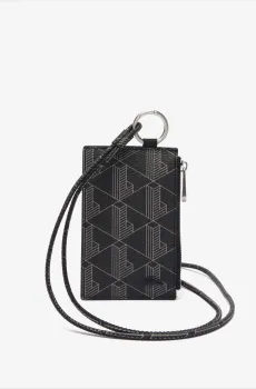 Черный кошелек (унисекс) Черный ONESIZE Lacoste NH4581LXH45