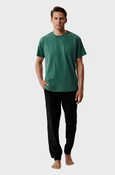 Мужская пижама (футболка, брюки) Разноцветный L Atlantic NMP-388