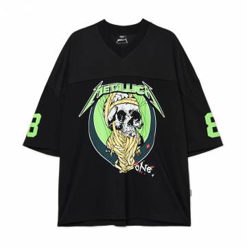 Cropp - Чорна футболка з принтом Metallica - чорний Cropp - Чорна футболка з принтом Metallica - чорний