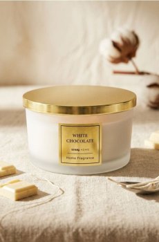 Ароматична свічка White Chocolate - білий