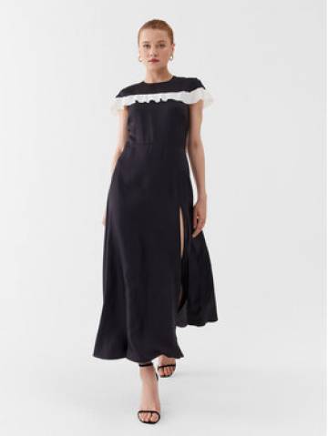 Red Valentino Повсякденна сукня 2R3VAGS0 Чорний Regular Fit Red Valentino Повсякденна сукня 2R3VAGS0 Чорний Regular Fit
