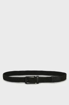 Мужской черный ремень M Braided Golf Belt Черный XL Under Armour 1387746-001