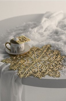 Сервірувальні підкладки, 2 шт. - золотий