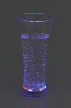 Підсвічена склянка на батарейках - різнобарвний