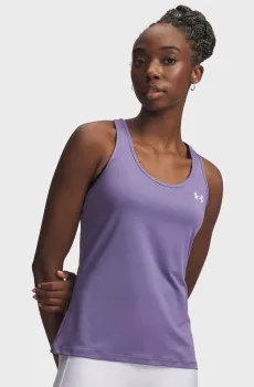 Женская сиреневая майка Tech Mesh Racer Tank Сиреневый XS Under Armour 6009989-520